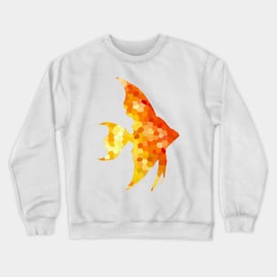 Golden Mosaic Fish Crewneck Sweatshirt